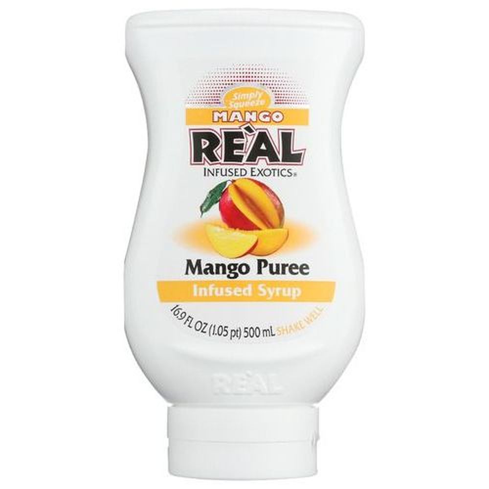 Real Infused Exotics Mango Infused Syrup, 16.9 Fluid Ounce -- 6 Per Case