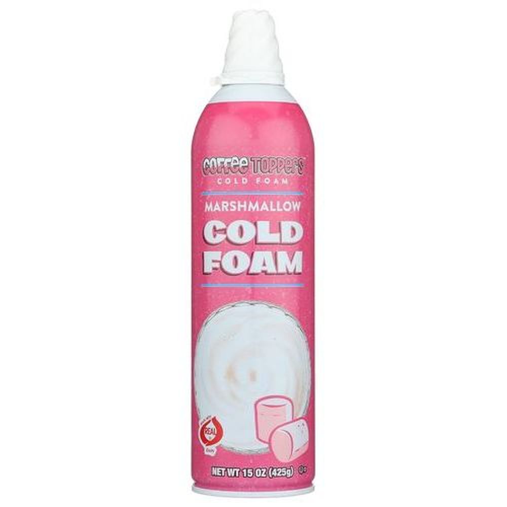 Coffee Toppers Marshmallow Cold Foam Topping, 15 Ounce -- 12 Per Case