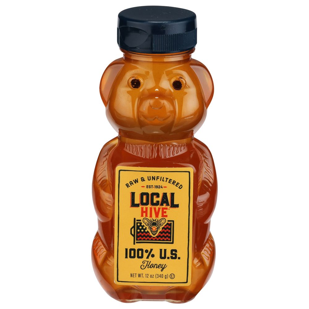 Local Hive Bear Honey, 12 Ounce -- 6 Per Case