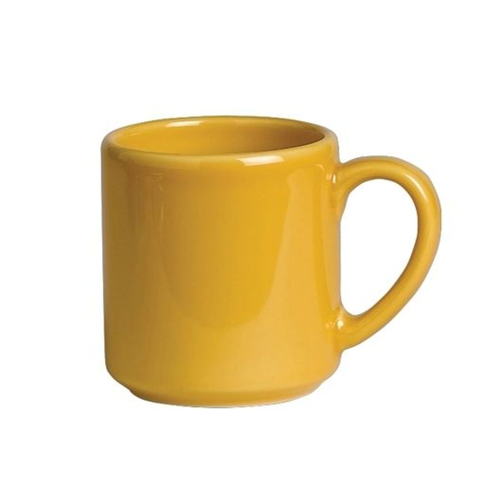 Anfora Festivale Alumina Vitrified 10 Ounce Acapulco Mug, 24 Count
