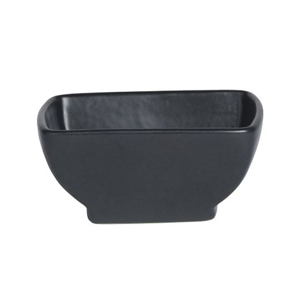 Sedona Black Alumina Vitrified 6 Ounce Salsa Bowl, 24 count
