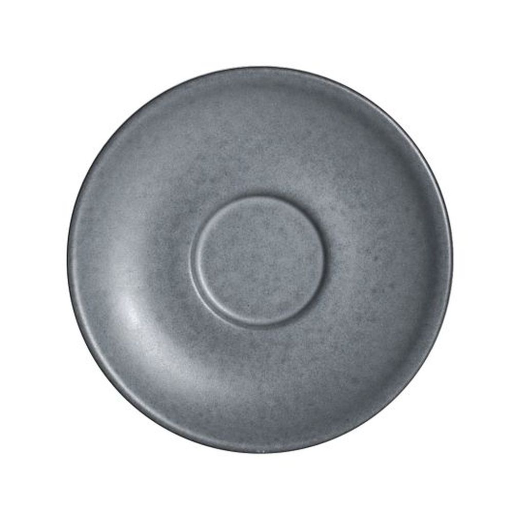 Denali Matte Gray 4 7/8 inch Espresso Saucer, 12 count