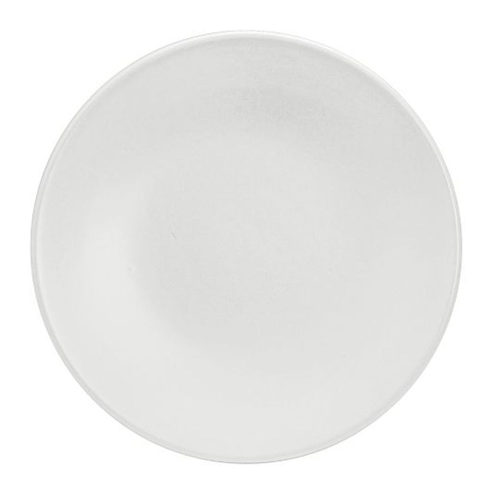 Sedona White Alumina Vitrified 9 inch Coupe Plate, 12 count
