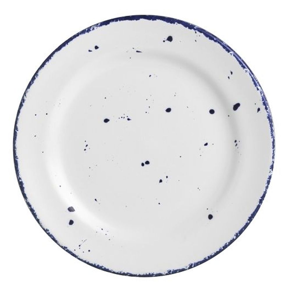 Brisa 11 inch Dia Rimmed Edge Platter, 6 count