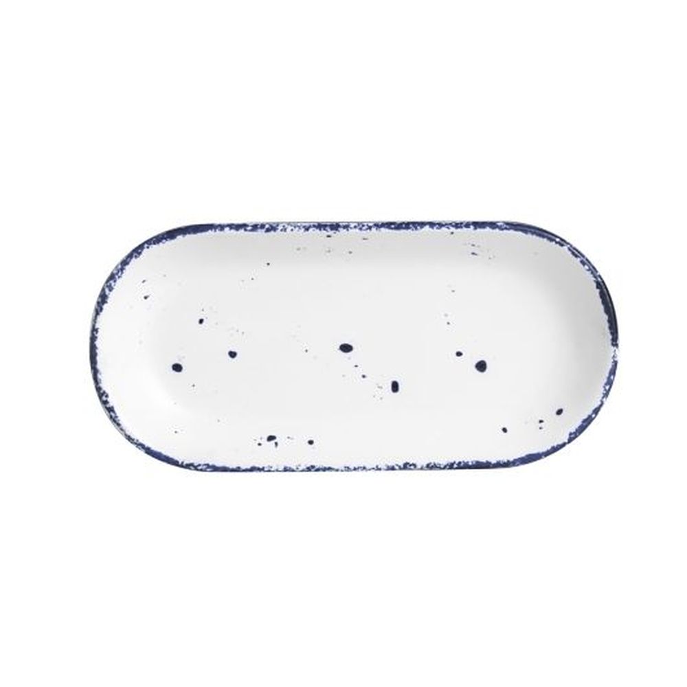 Anfora Brisa White 7 1/2 X 3 5/8 Inch Celery Tray, 24 Count