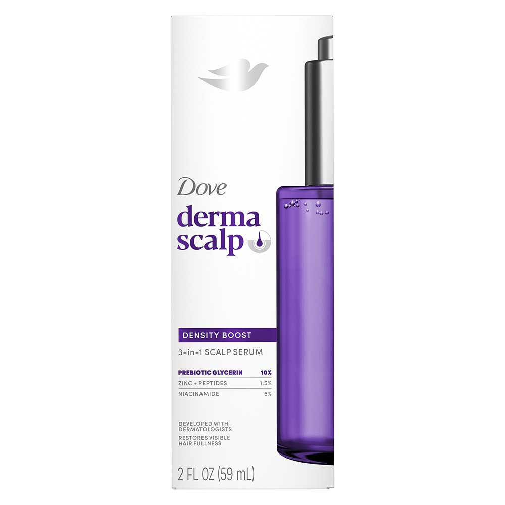 Dove Derma Scalp Density Boost 3-in-1 Scalp Serum, 2 Fluid Ounce -- 12 Per Case