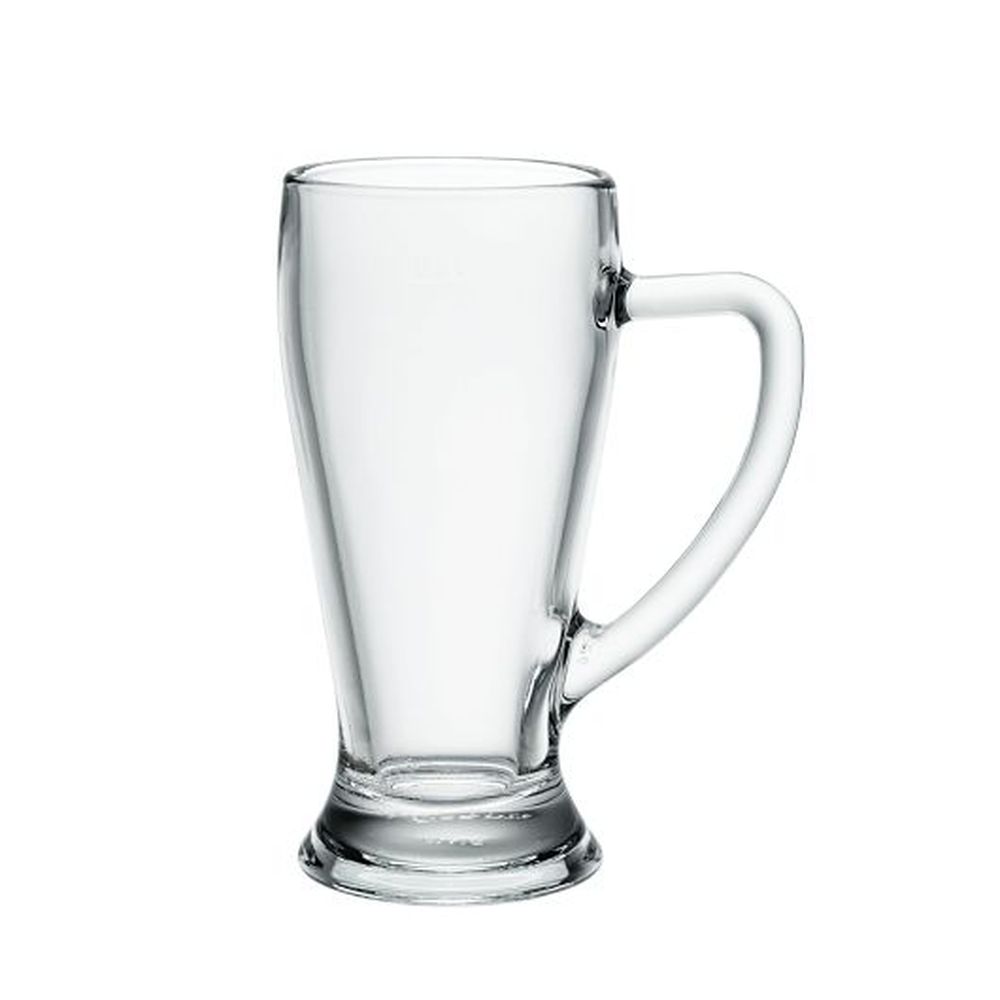 Bormioli Rocco Baviera Glass 17 Ounce Beer Mug, 6 Count