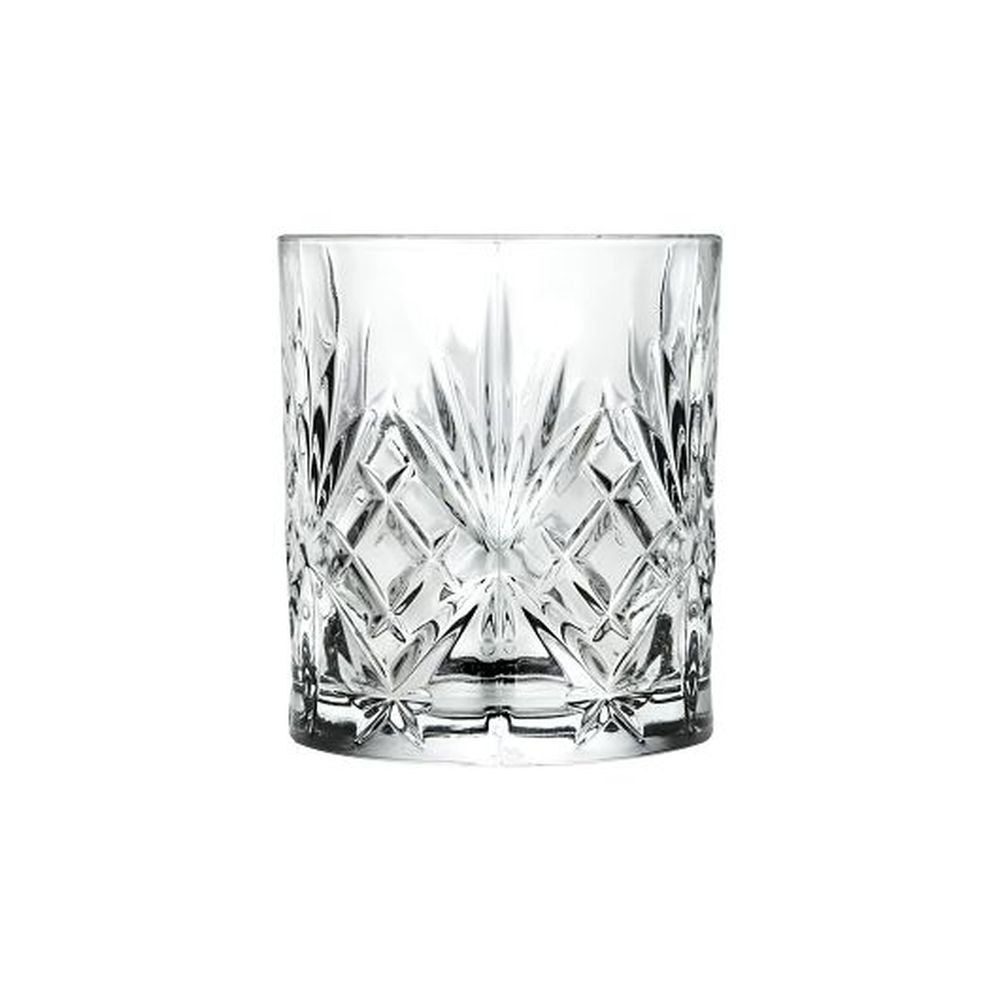 Rcr Melodia 8 Ounce Crystalline Double Old Fashioned Tumbler, 12 Count