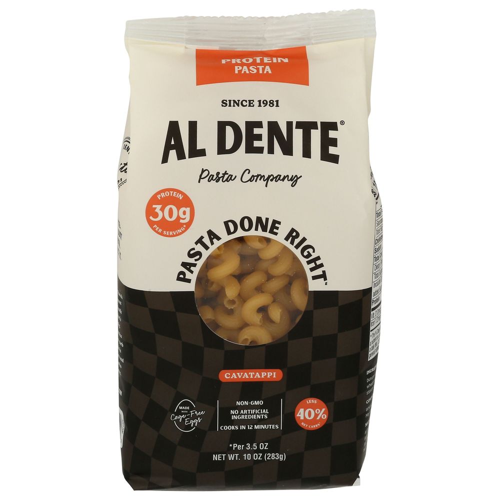 Al Dente High Protein Cavatappi Pasta, 10 Ounce -- 8 Per Case