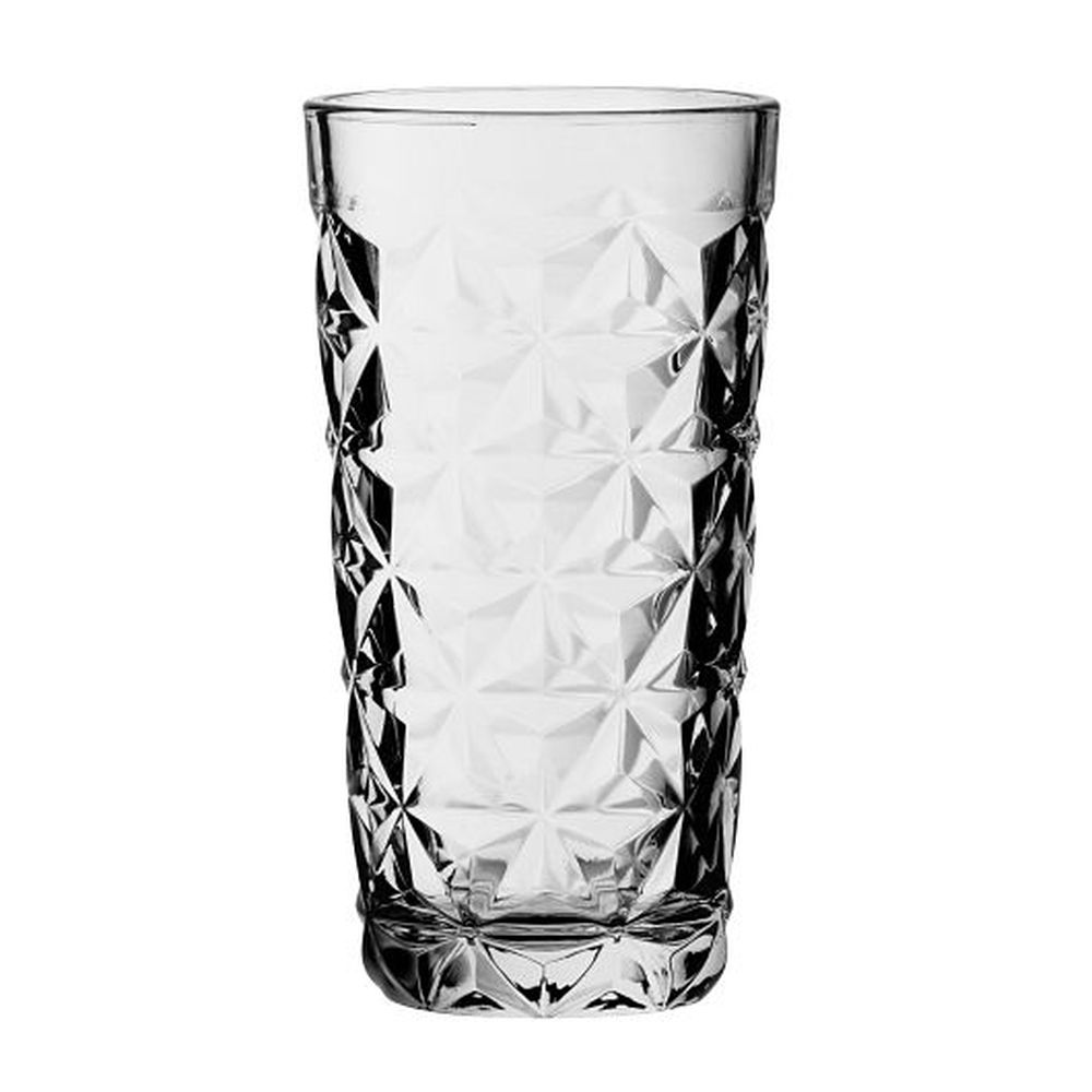 Pasabahce Estrella Soda Lime 12.75 Ounce Beverage Glass, 24 Count
