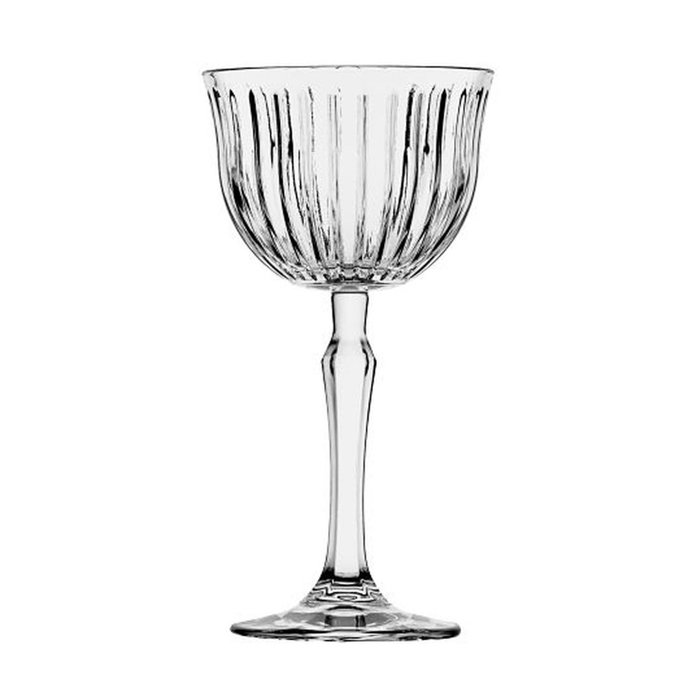Pasabahce Joy Nick And Nora Soda Lime 6 Ounce Martini Glass, 24 Count