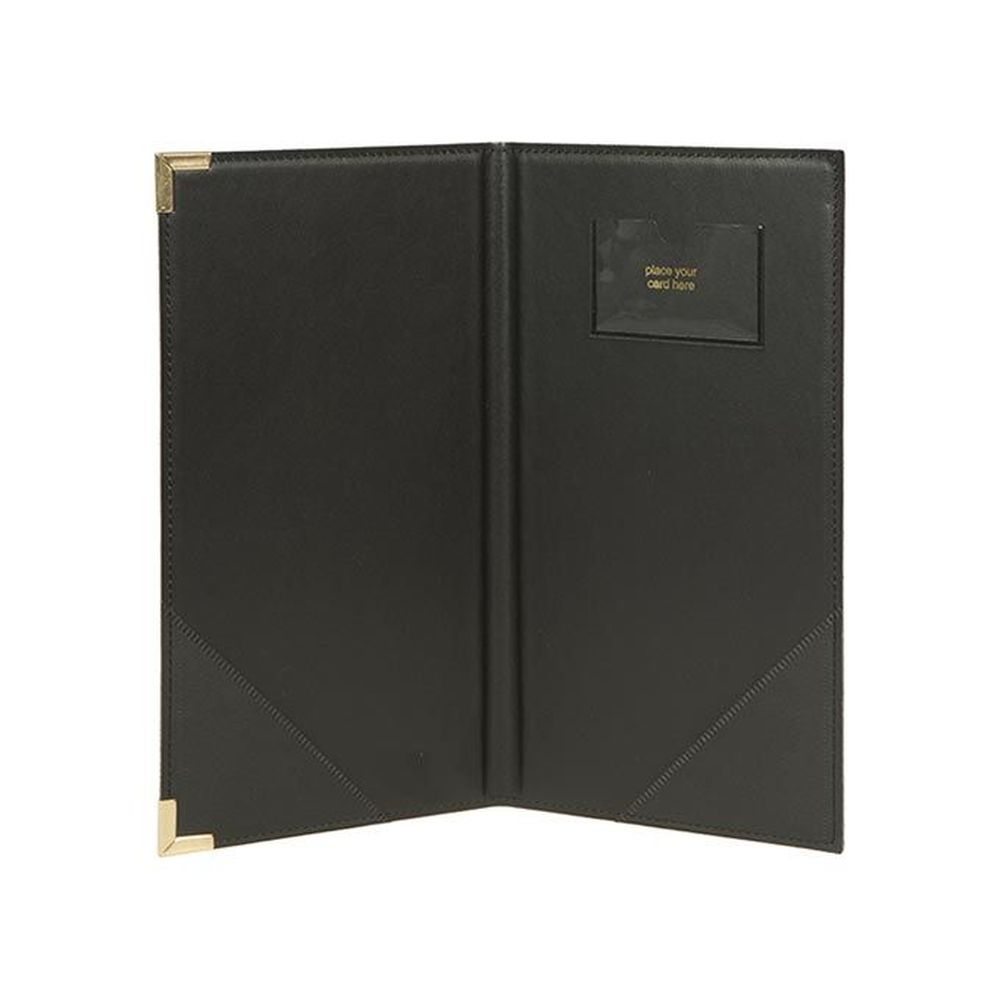 American Metalcraft Black Polyurethane Classic Bill Presenter, 5 X 9 Inch
