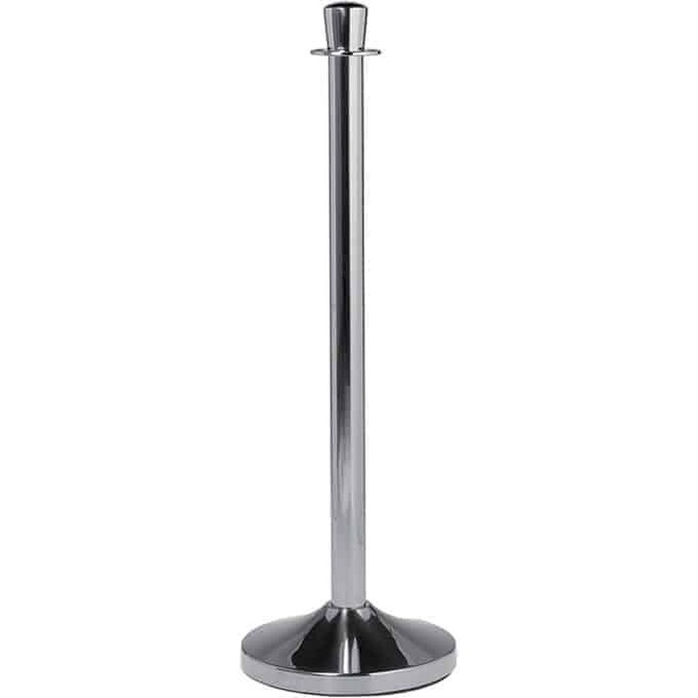 American Metalcraft Chrome Stainless Steel Replacement Post For 15 Inch Dia. X 40 Inch Height Rsclc Barrier Systems