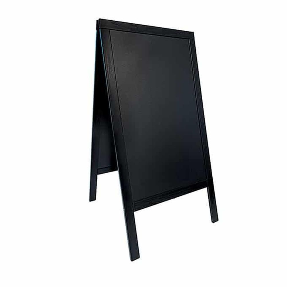 American Metalcraft Black Pinewood Sandwich Board, 27-1/4 X 4 X 49-1/4 Inch Height