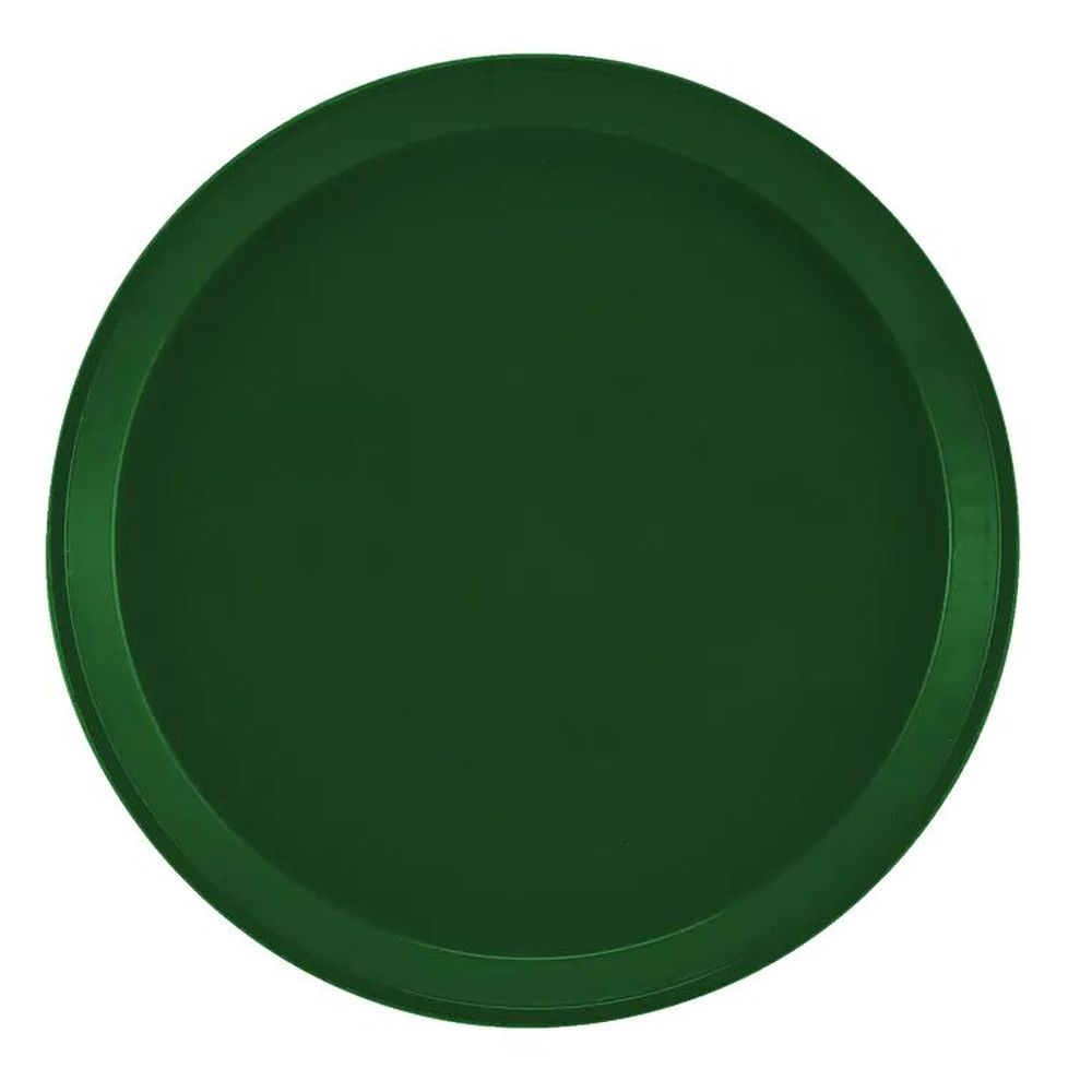 Cambro Camtrays Sherwood Green Fiberglass Round Tray, 10 Inch -- 12 Per Case