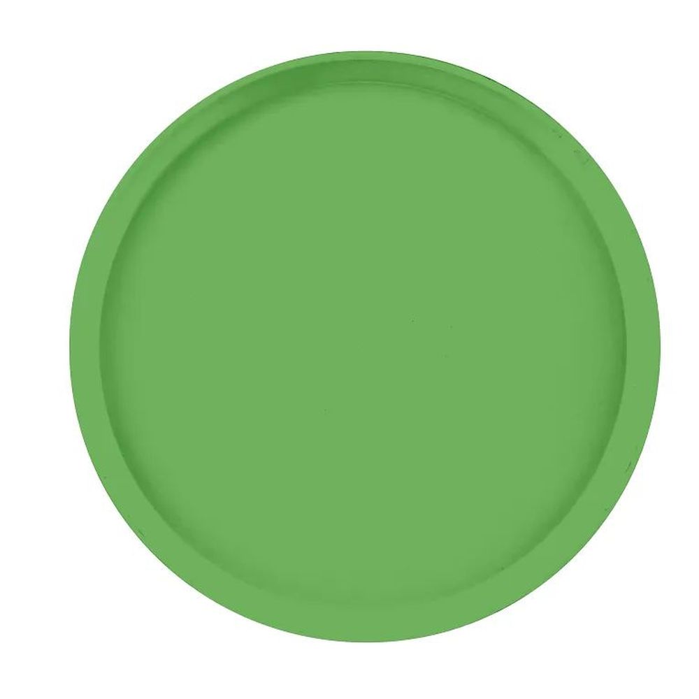 Cambro Camtrays Lime-ade Fiberglass Round Tray, 14 Inch -- 12 Per Case