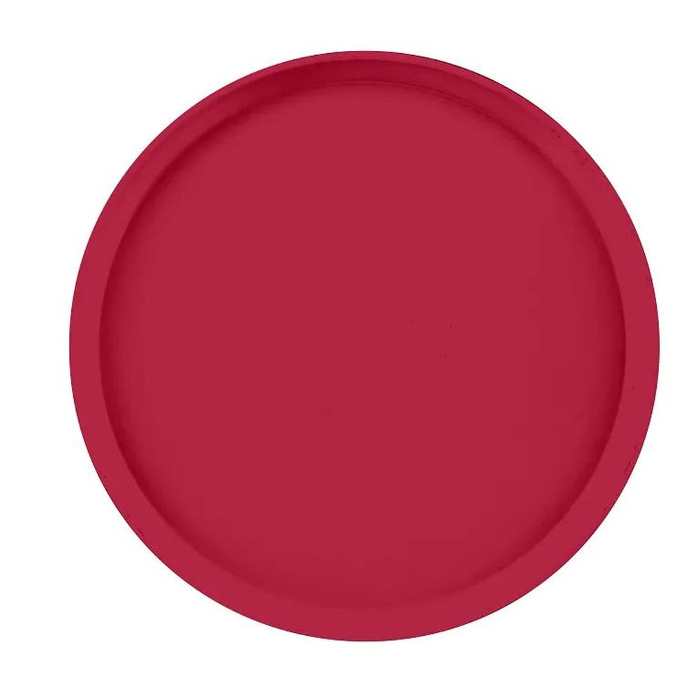 Cambro Camtrays Cherry Red Fiberglass Round Tray, 14 Inch -- 12 Per Case