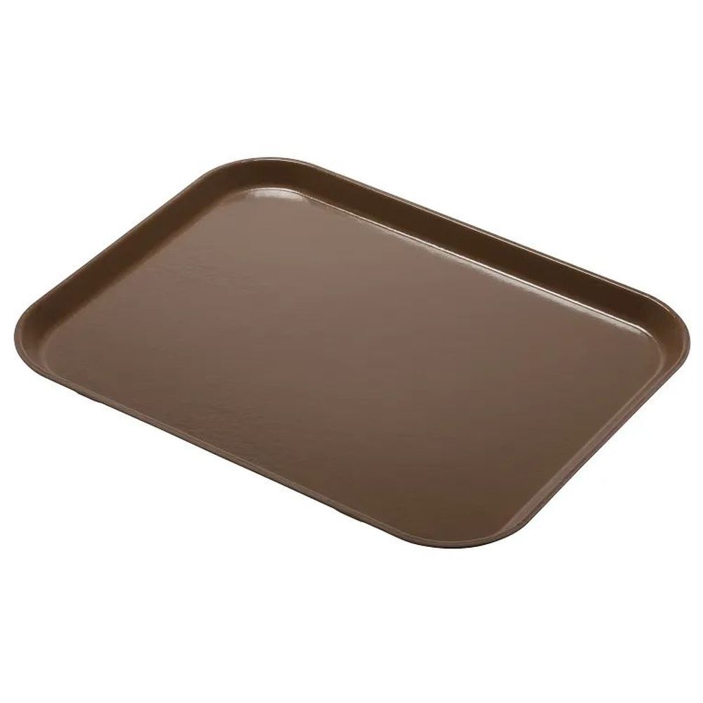 Cambro Camlite Tan Fiberglass Rectangular Serving Tray, 14 X 18 Inch -- 12 Per Case
