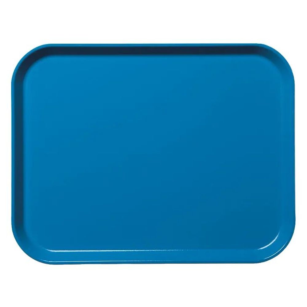 Cambro Camlite Blue Fiberglass Rectangular Serving Tray, 15 X 20.25 Inch -- 12 Per Case