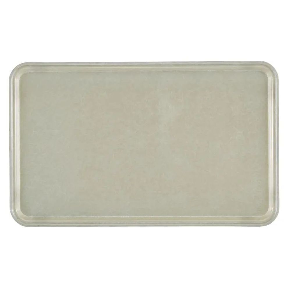 Cambro Camtrays Antique Parchment Fiberglass Rectangular Metric Tray, 12 3/4 X 20 7/8 Inch -- 12 Per Case