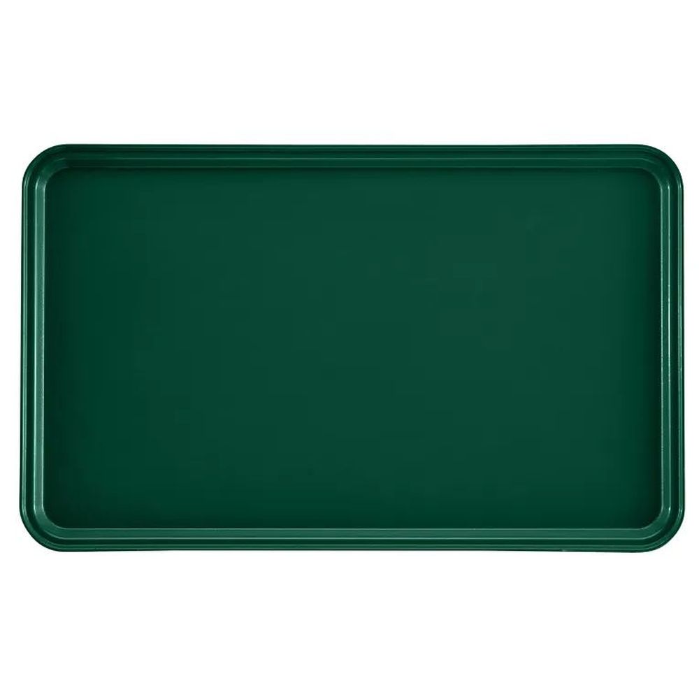 Cambro Camtrays Sherwood Green Fiberglass Rectangular Metric Tray, 12 3/4 X 20 7/8 Inch -- 12 Per Case