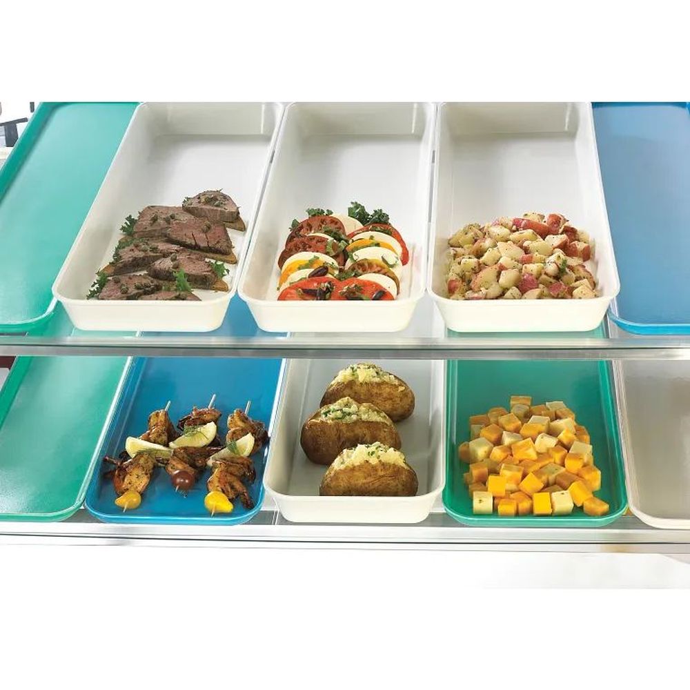 Cambro White Fiberglass Market Pan, 8 7/16 X 30 X 2 Inch -- 12 Per Case