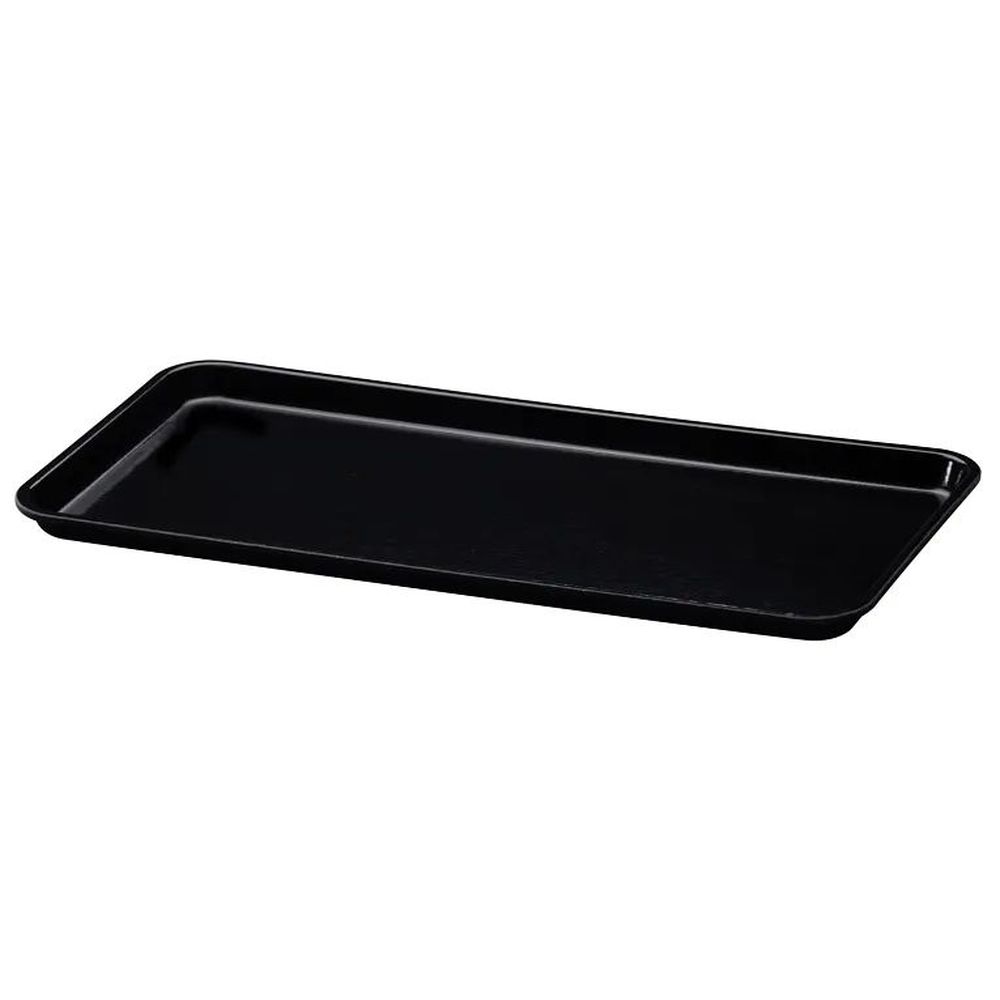 Cambro Bandeja De Mercado De Fibra De Vidrio Negra, 81 1/16 X 18 X 13/16 Pulgadas -- 12 Por Caja