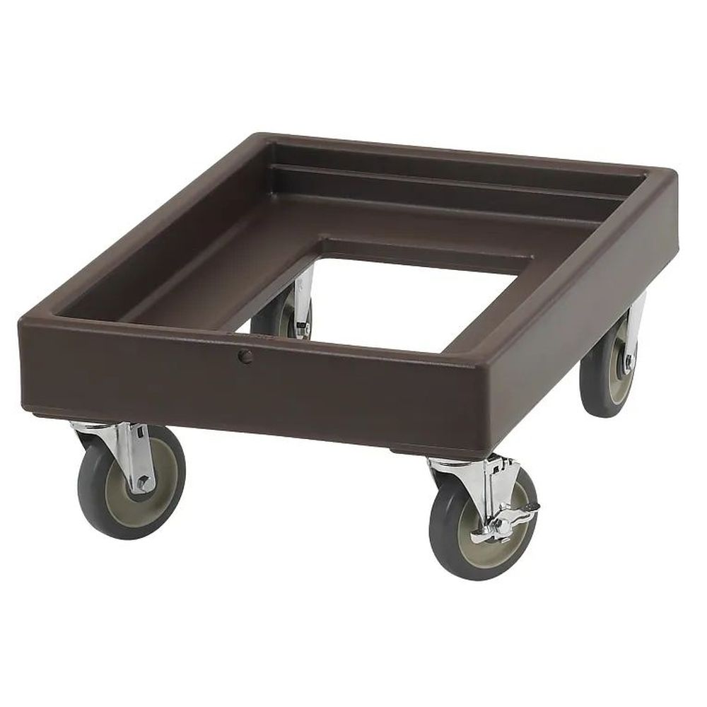 Cambro Camdollies Dark Brown Food Pan Carrier For Catering Equipment, 19.6 X 28.6 X 10 Inch