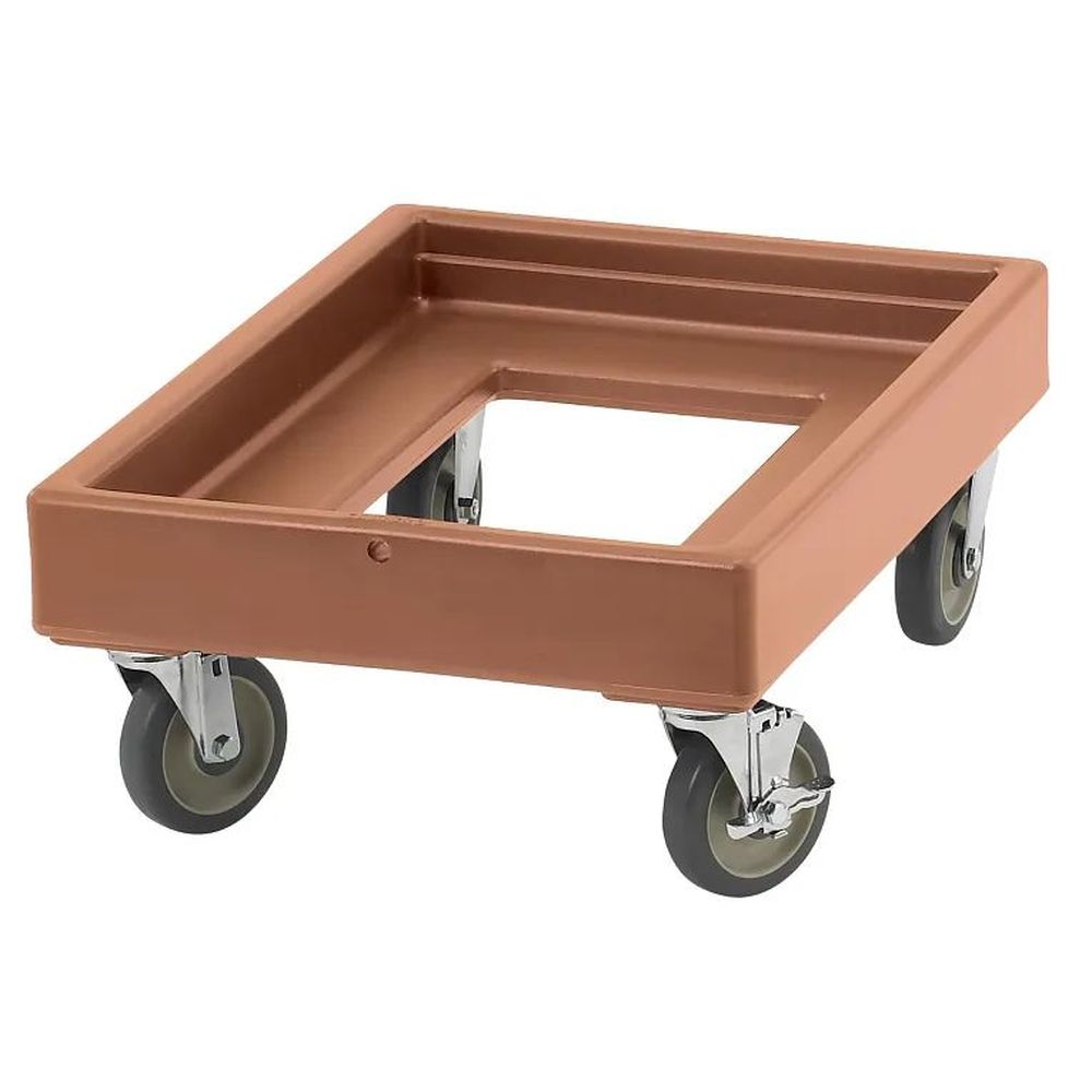 Cambro Camdollies Coffee Beige Food Pan Carrier For Catering Equipment, 19.6 X 28.6 X 10 Inch