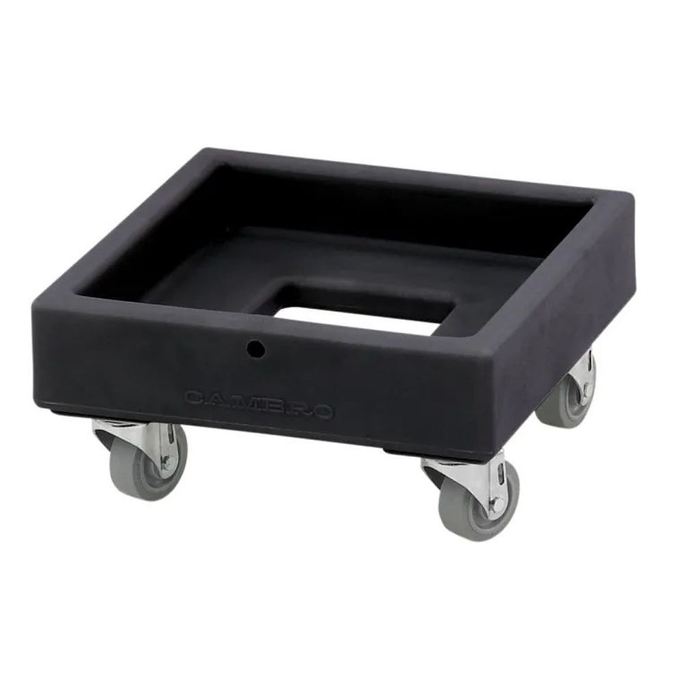 Cambro Camdollies Black Plastic Milk Crate Dolly, 16 1/8 X 16 1/8 X 8 1/4 Inch