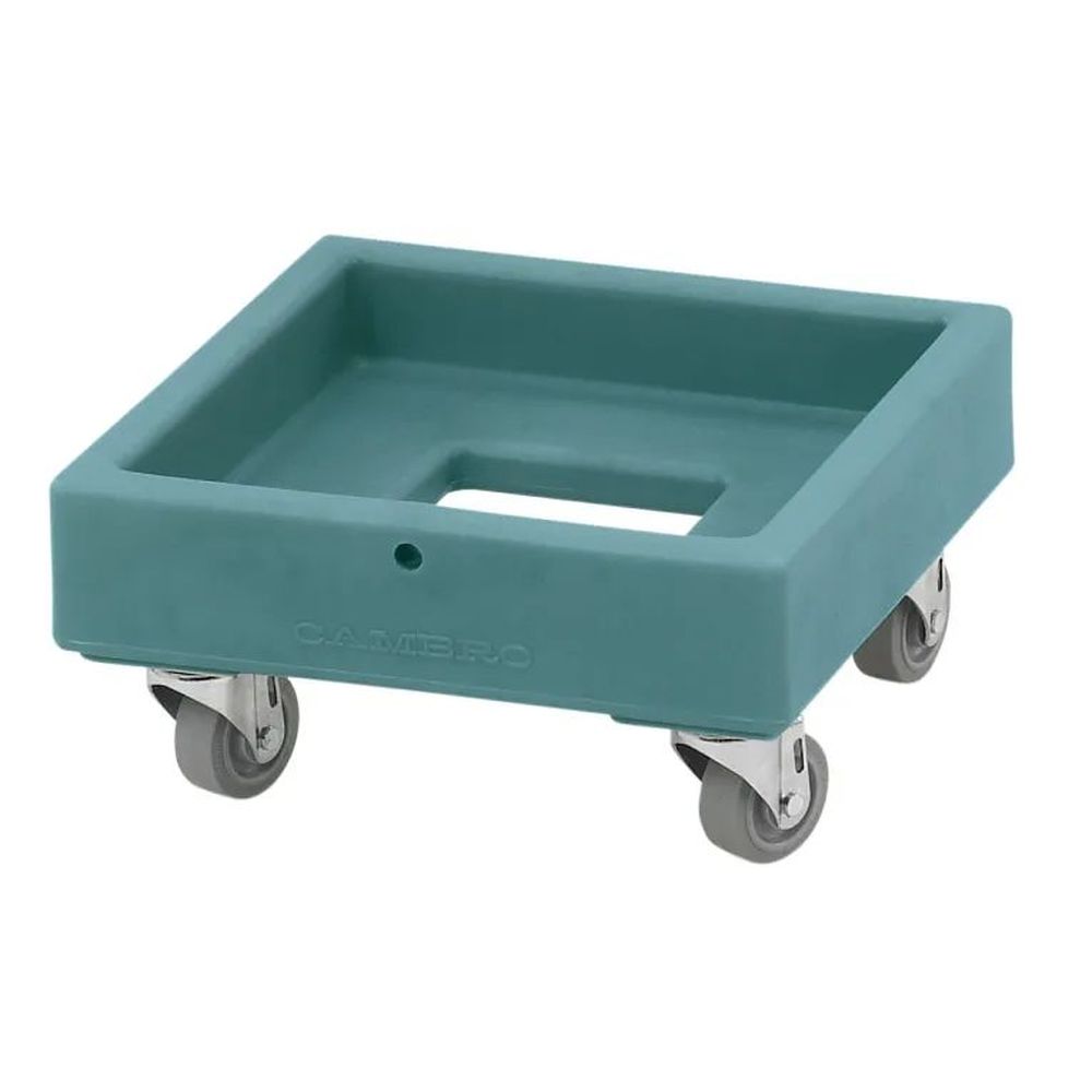 Cambro Camdollies Slate Blue Plastic Milk Crate Dolly, 16 1/8 X 16 1/8 X 8 1/4 Inch