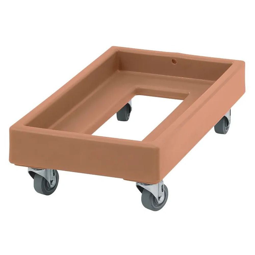 Cambro Coffee Beige 300 Pound Camdolly For 13 X 13 Inch Milk Crates And Number 10 Can Cases, 16 X 29 X 8 1/4 Inch