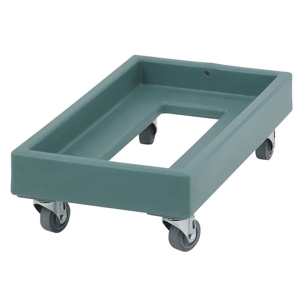 Cambro Slate Blue 300 Pound Camdolly For 13 X 13 Inch Milk Crates And Number 10 Can Cases, 16 X 29 X 8 1/4 Inch