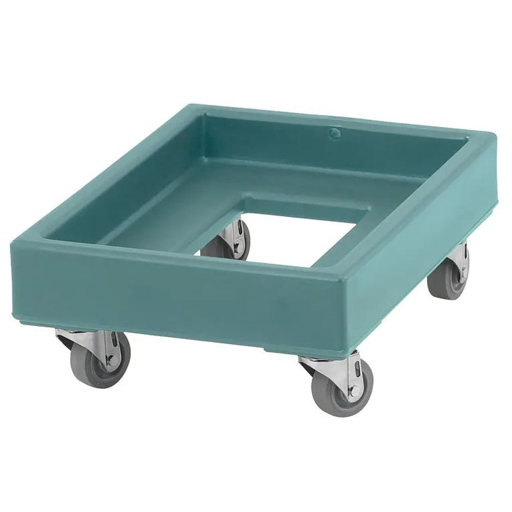 Cambro Slate Blue 350 Pound Camdolly For 14 X 19 Inch Milk Crates And Number 10 Can Cases, 16 1/4 X 8 5/16 X 21 3/4 Inch