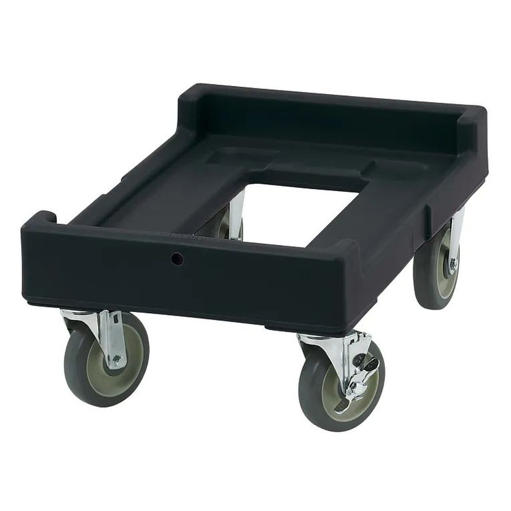 Cambro Black 300 Pound Camdolly With No Handle For Catering Equipment, 16 7/16 X 24 1/2 X 10 3/8 Inch