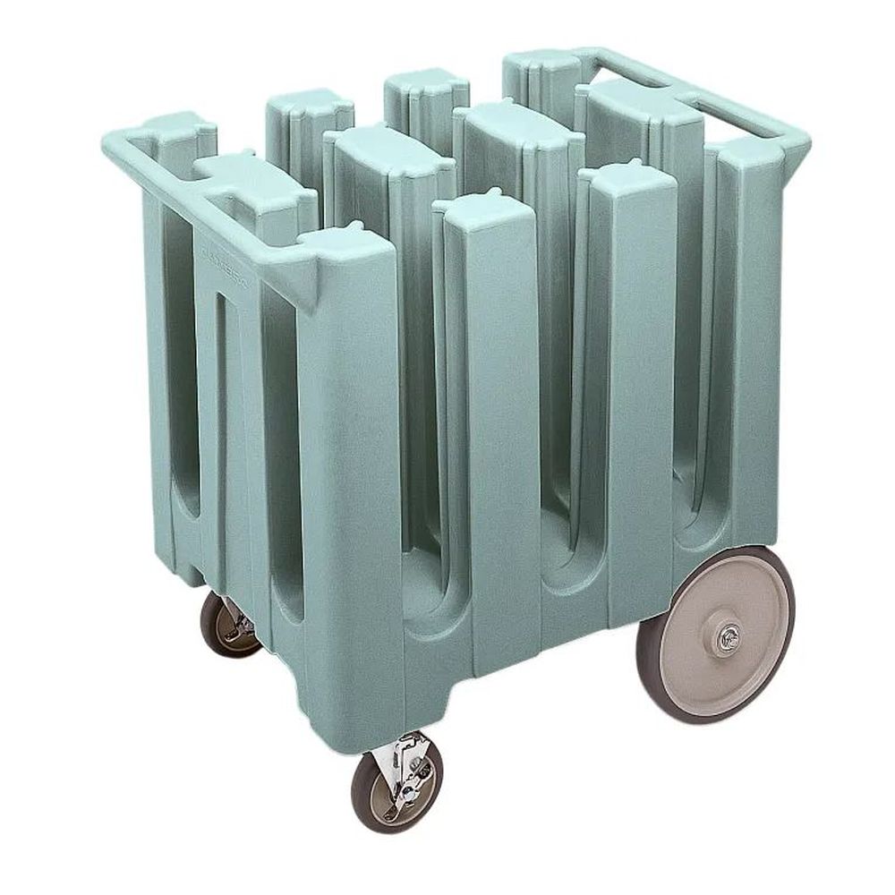 Cambro Slate Blue Poker Chip Style Non Adjustable Dish Caddy For 5 3/4 Inch Round Plates, 32 5/8 X 23 1/2 X 31 3/4 Inch