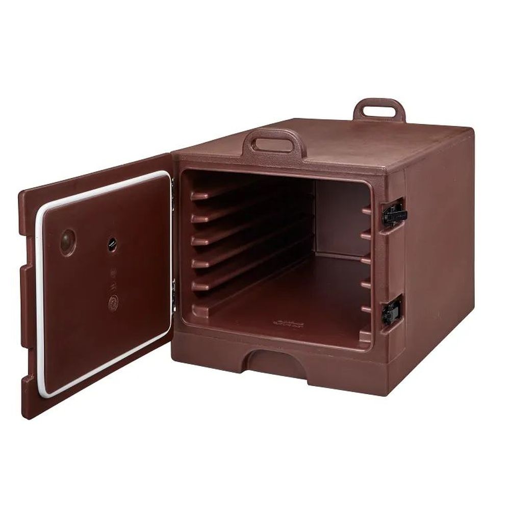 Cambro Camcarriers Dark Brown Insulated Front Loading Food Pan Carrier, 29 1/4 X 22 1/2 X 21 1/2 Inch