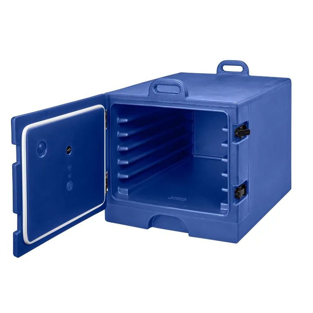 Cambro Camcarriers Navy Blue Insulated Front Loading Food Pan Carrier, 29 1/4 X 22 1/2 X 21 1/2 Inch