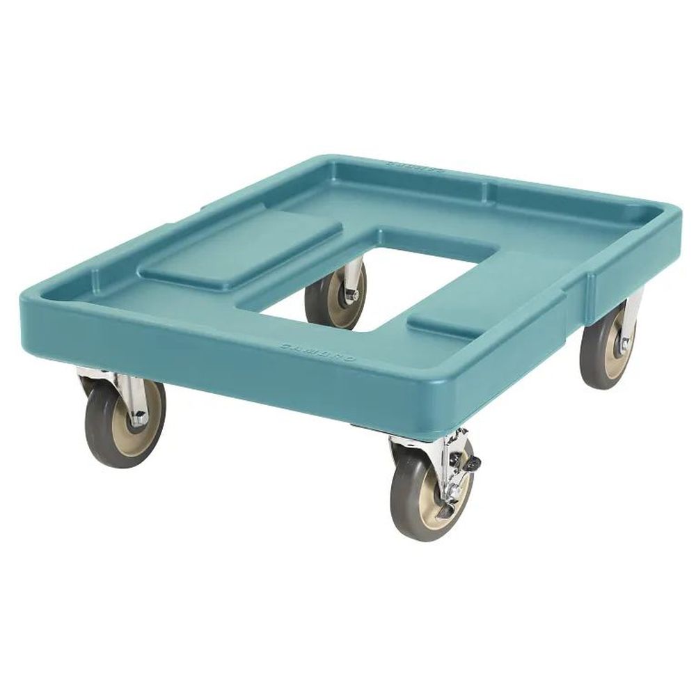 Cambro Camdolly Azul Pizarra De 300 Libras Sin Asa Para Equipo De Catering, 21 1?16 X 28 1?8 X 9 Pulgadas