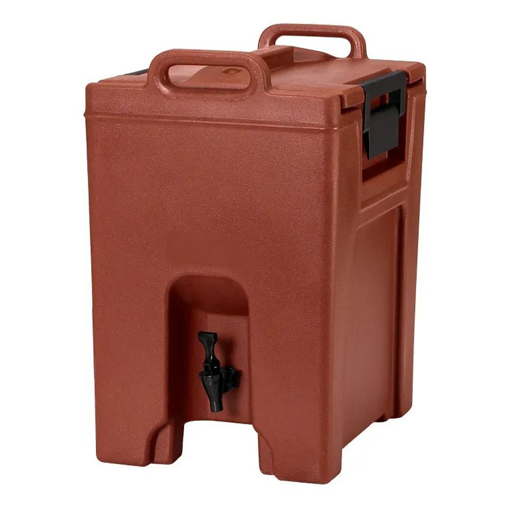 Cambro Ultra Camtainer Brick Red Insulated Beverage Server, 10.5 Gallon Capacity