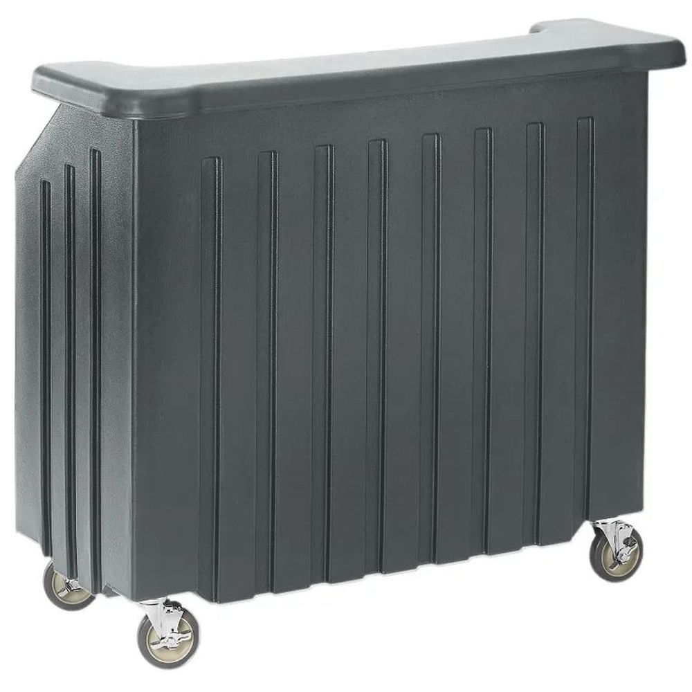 Cambro Cambars Granite Gray Plastic Standard Style Economy Small Portable Beverage Bar, 54 X 25 7/8 X 46 1/8 Inch