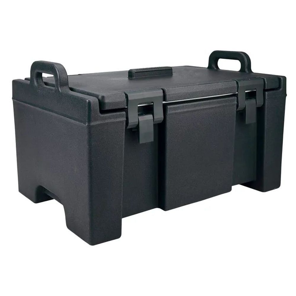Cambro 100-series Black Non Electric Insulated Top-loading Multiple Stackable Gn Food Pan Carrier, 26 5/8 X 18 X 15 3/4 Inch