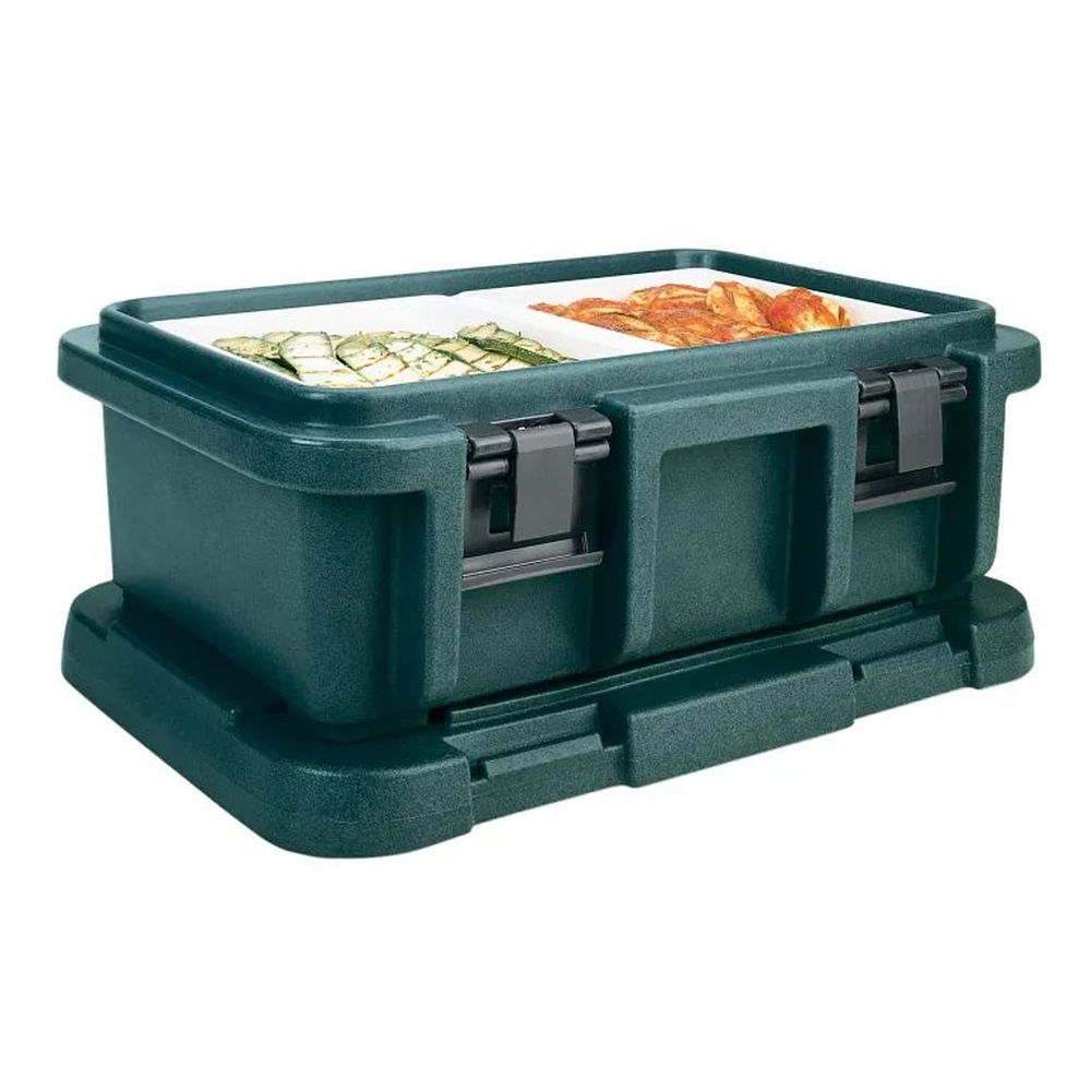 Cambro Granite Green Ultra Pan Carrier Insulated Food Server, 24 3/4 x 10 1/8 x 17 3/8 inch.