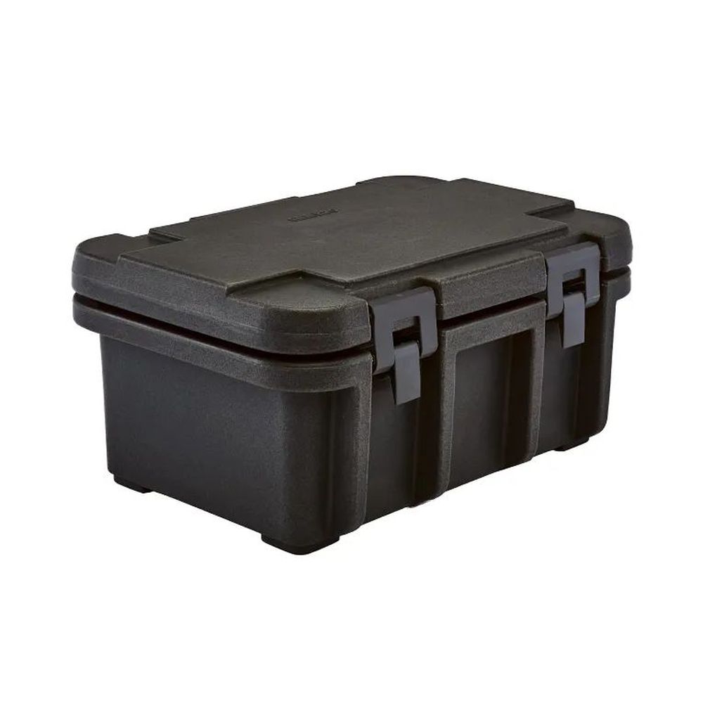 Cambro Black Ultra Pan Carrier Insulated Food Server, 24 3/4 x 12 x 17 3/8 inch.