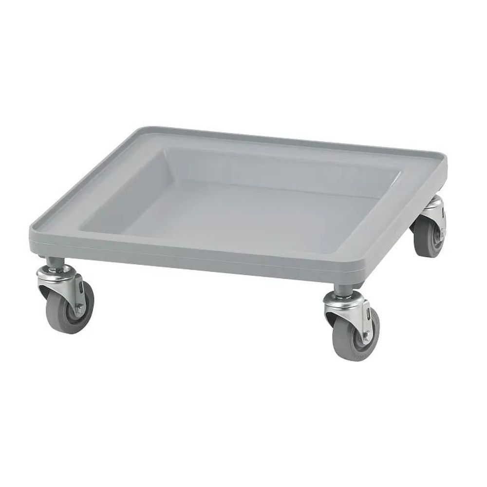 Camdolly Económico Cambro Color Gris Suave De 350 Libras Sin Manija Para Rejillas De Platos, 21 7?16 X 20 7?8 X 7 3?8 Pulgadas