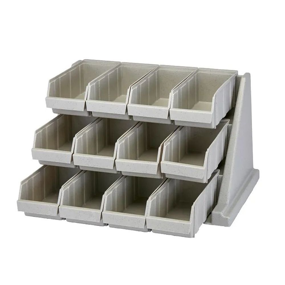 Cambro Speckled Gray Polyethylene Versa Organizer With 12 Bin, 25 1?8 X 21 3?8 X 14 1?4 Inch