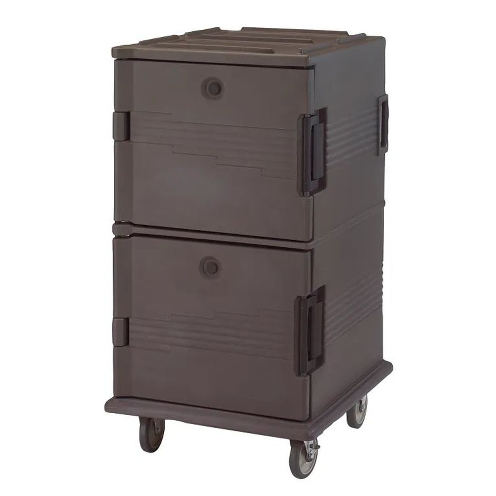 Cambro Granite Sand Ultra Camcart with Security Package- Tamper Resistant for Food Pans, 28 1/8 x 53 1/4 x 32 1/4 inch.