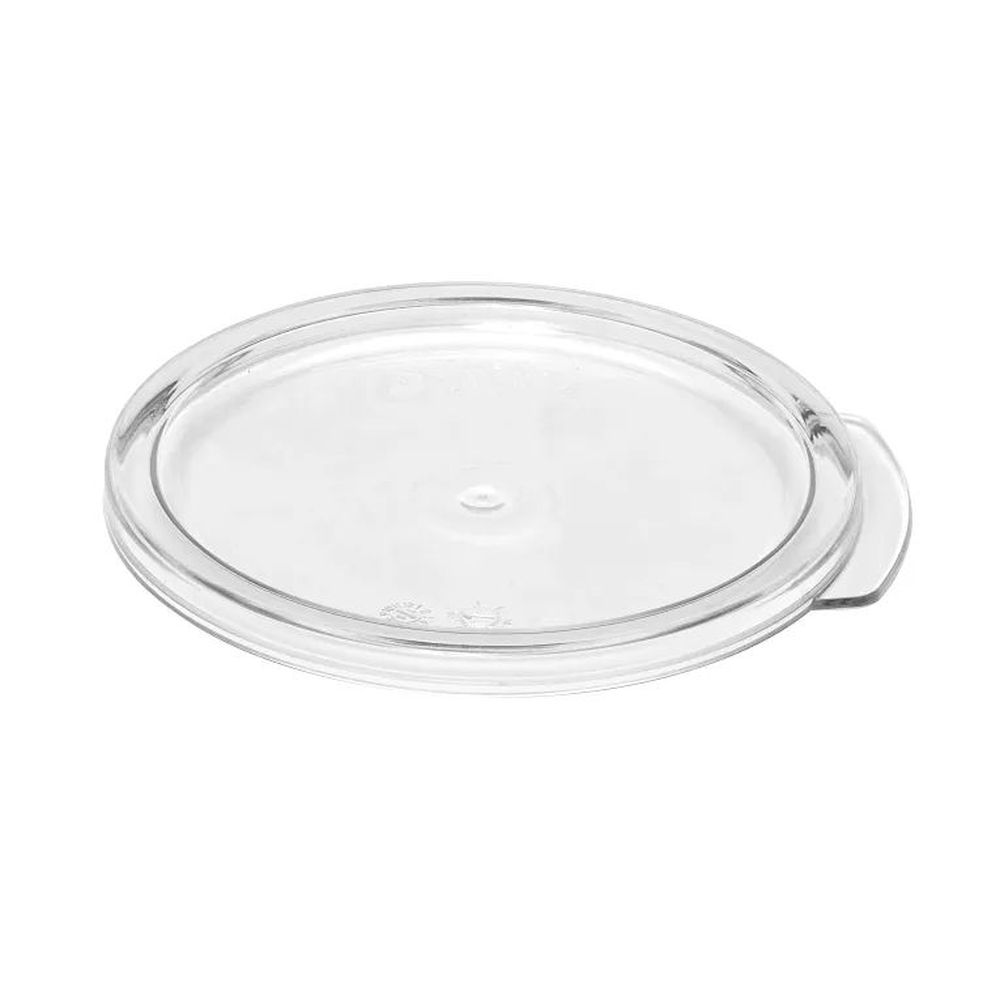 Cambro Camwear Clear Polycarbonate Cover For 1 Quart Plastic Round Container -- 12 Per Case