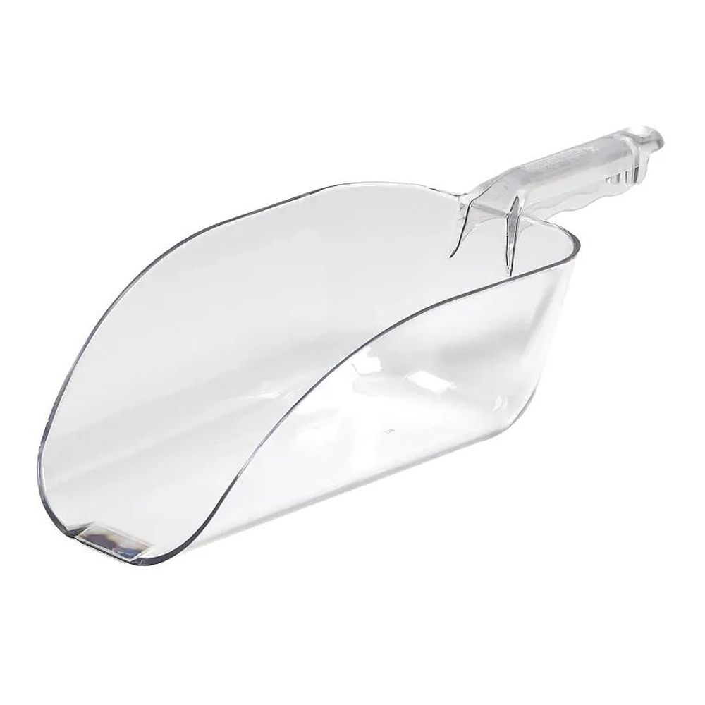 Cambro Camwear Clear Plastic Dry Scoop, 64 Ounce Capacity -- 12 Per Case