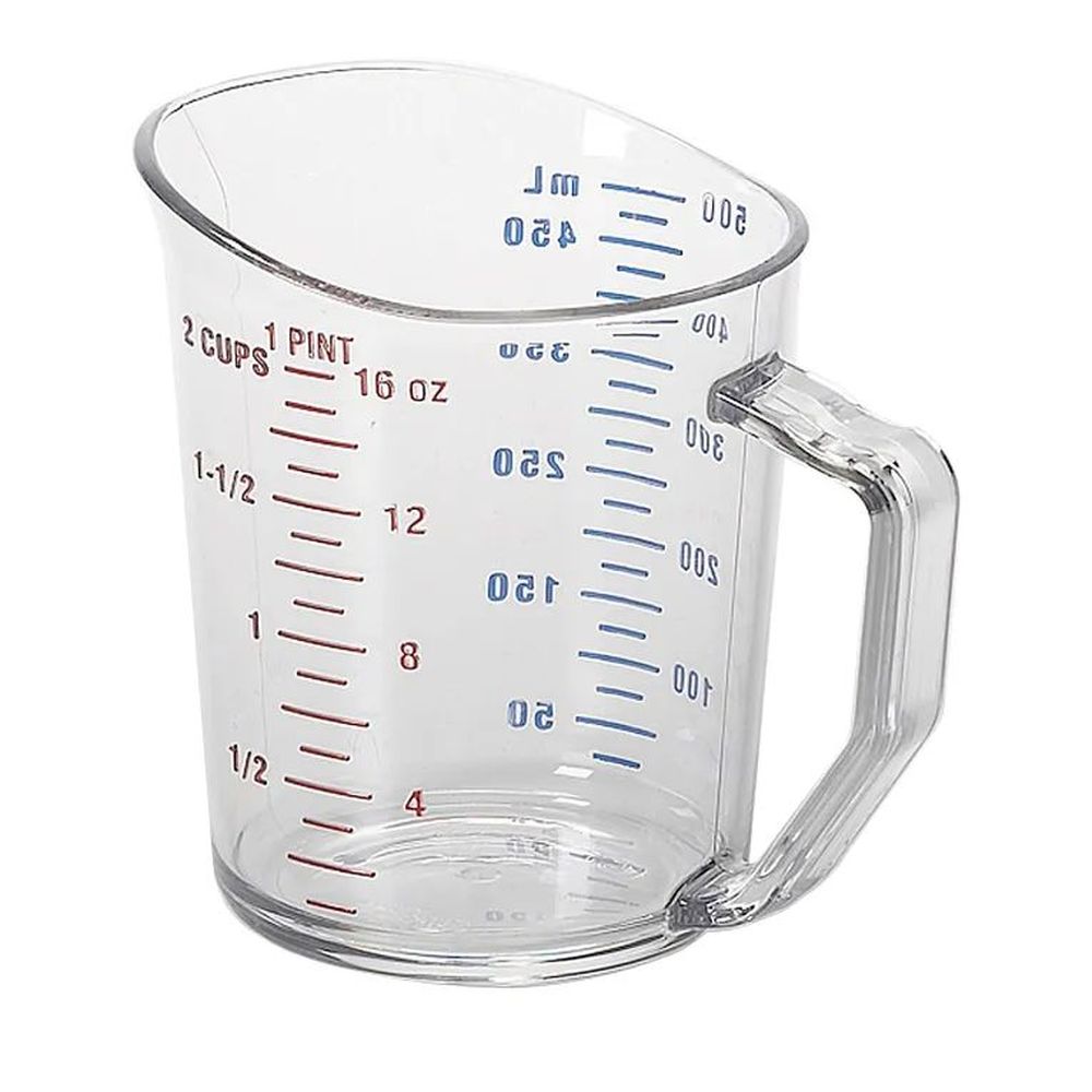 Clear Cambro Measuring Cup, 1 Pint, -- 12 per case